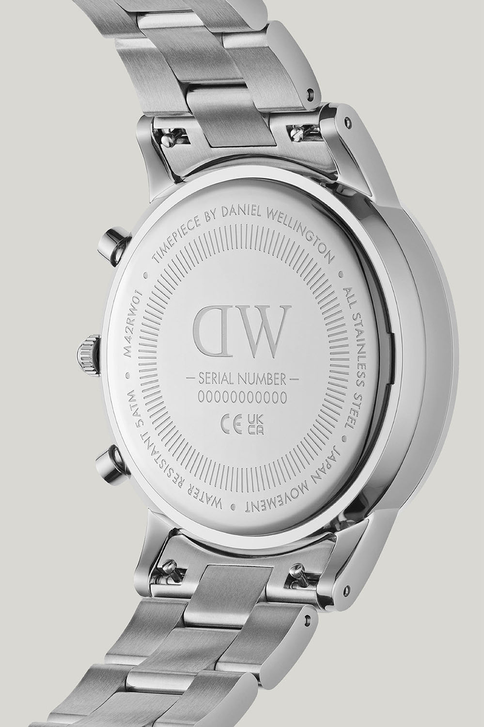 Iconic Chronograph 42 Link Silver Arctic Sunray Watch - Silver - image 3