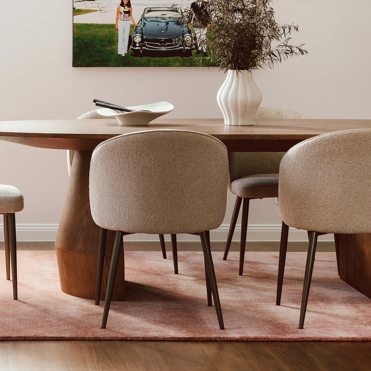 Kinship Blush Pink Rug 290x200cm - Soft Rose - image 1