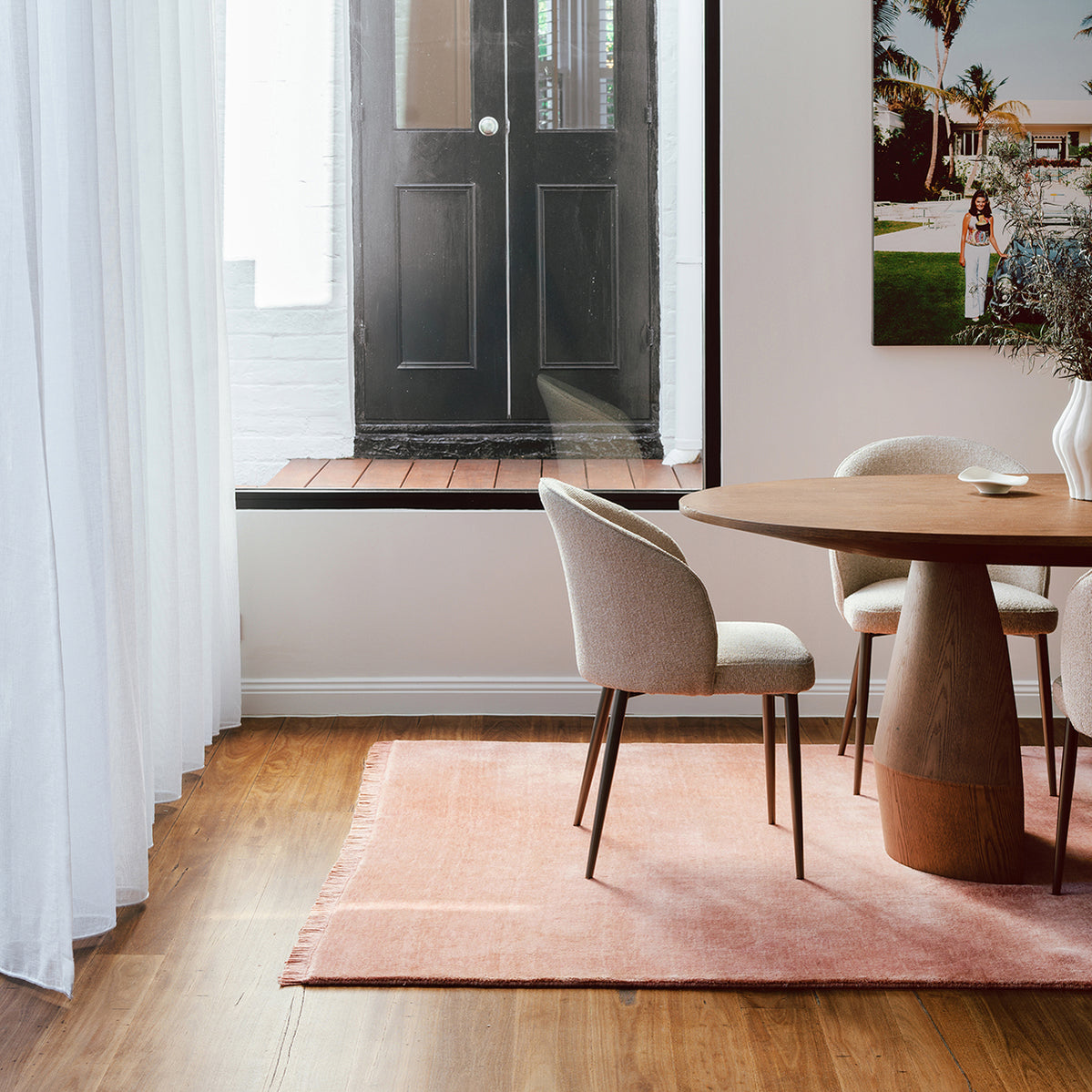 Kinship Blush Pink Rug 330x240cm - Soft Rose - image 1