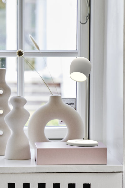 Ellie Smart Lamp With Bluetooth Speaker & Qi Wireless Charger - White - White - image 3