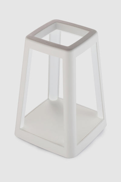Lantern Portable Lamp With Built-in Wireless Charger - White - White - image 1