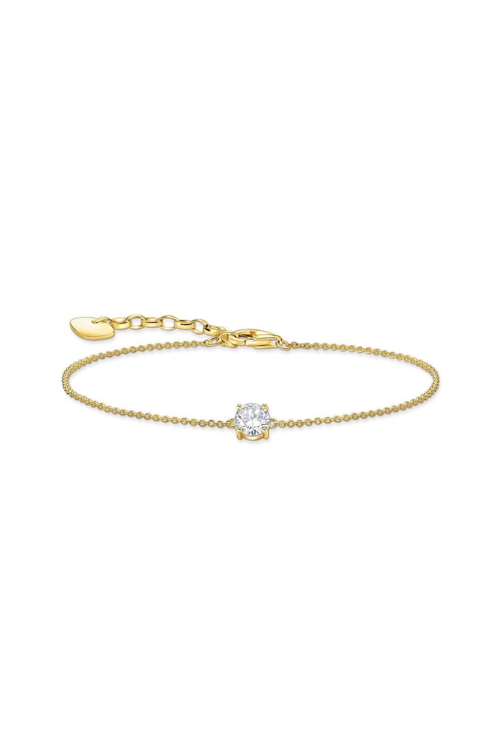 Essential Solitaire Bracelet In Gold - Gold - image 1