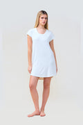 Ashley Bamboo Sleep Tee - Ecru - image 1