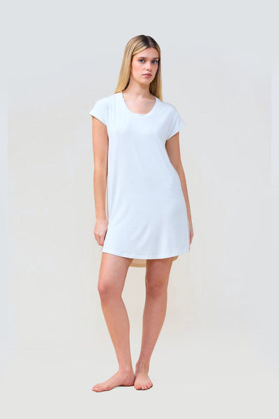 Ashley Bamboo Sleep Tee - Ecru - image 1