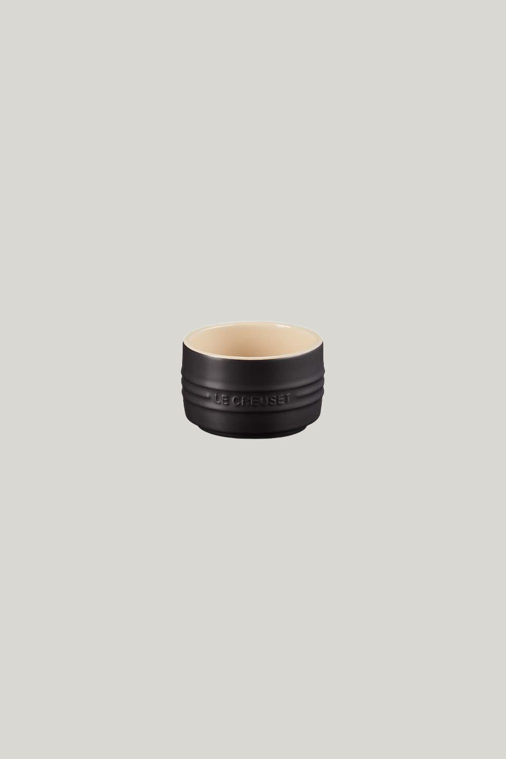Stoneware Stackable Ramekin 0.2 L - Matte Black - image 1
