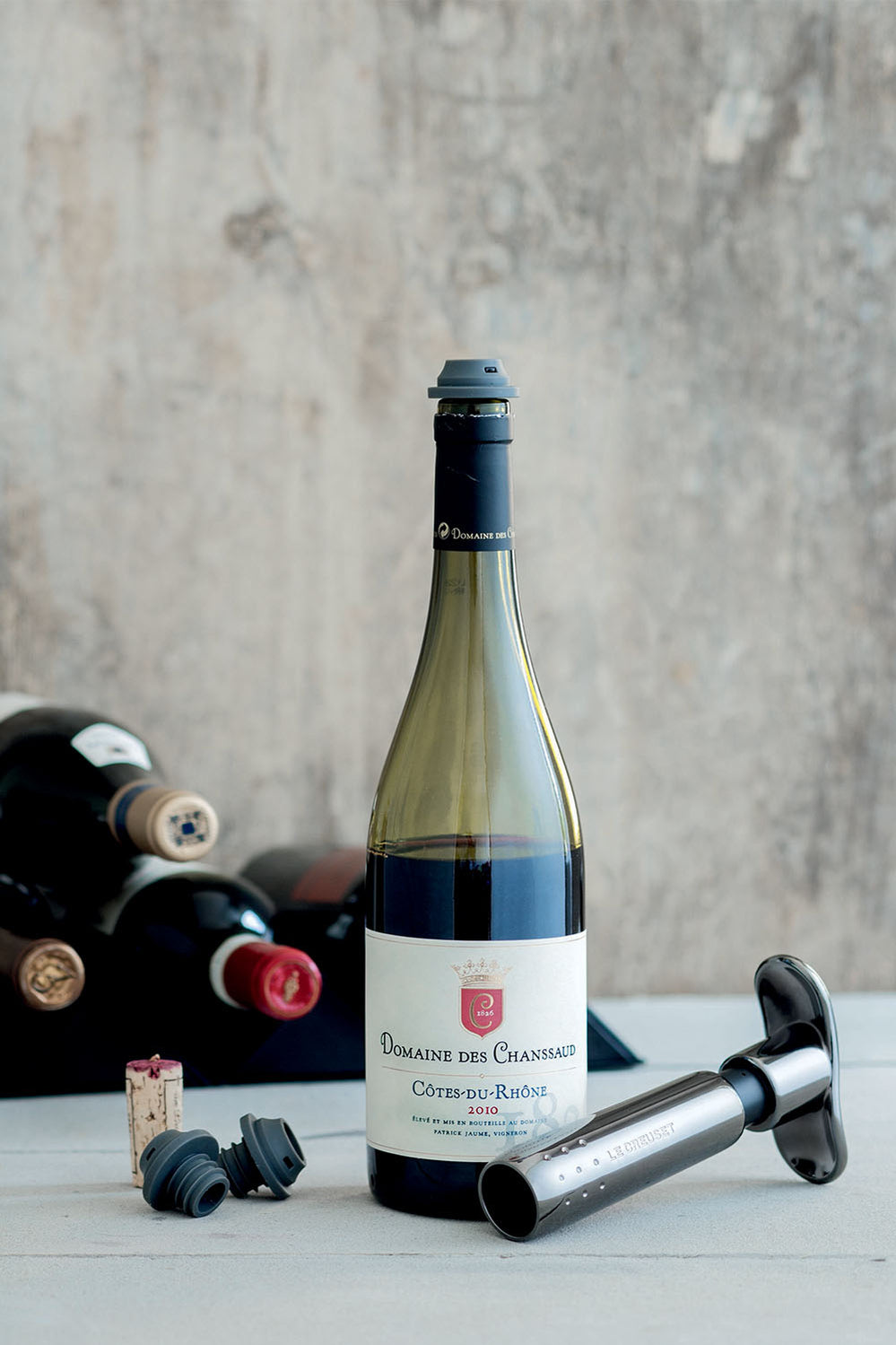 Metal Wine Pump And Stoppers Wa 137 - Black Nickel - image 4