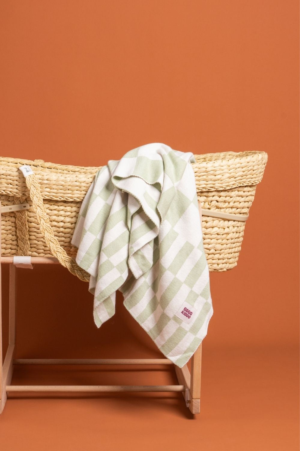Cosy Baby Blanket - Sage Pattern - Sage - image 3