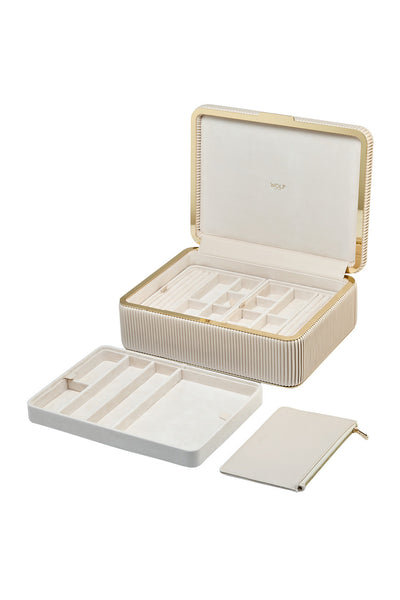 Bella Large Jewellery Box Bone - Bone - image 4