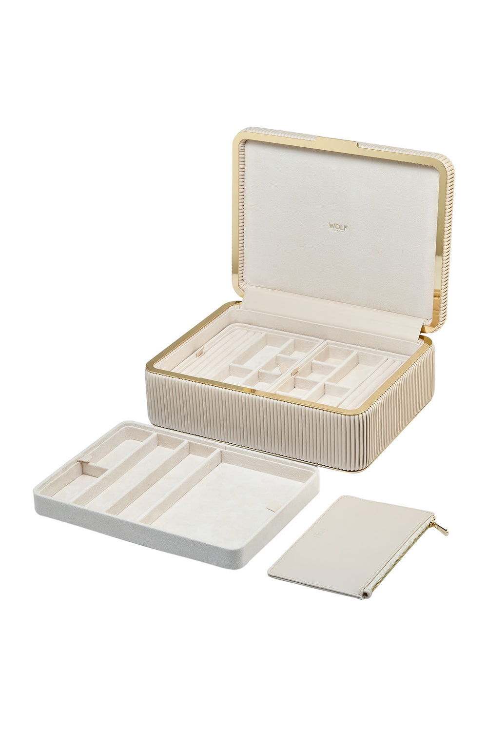 Bella Large Jewellery Box Bone - Bone - image 4