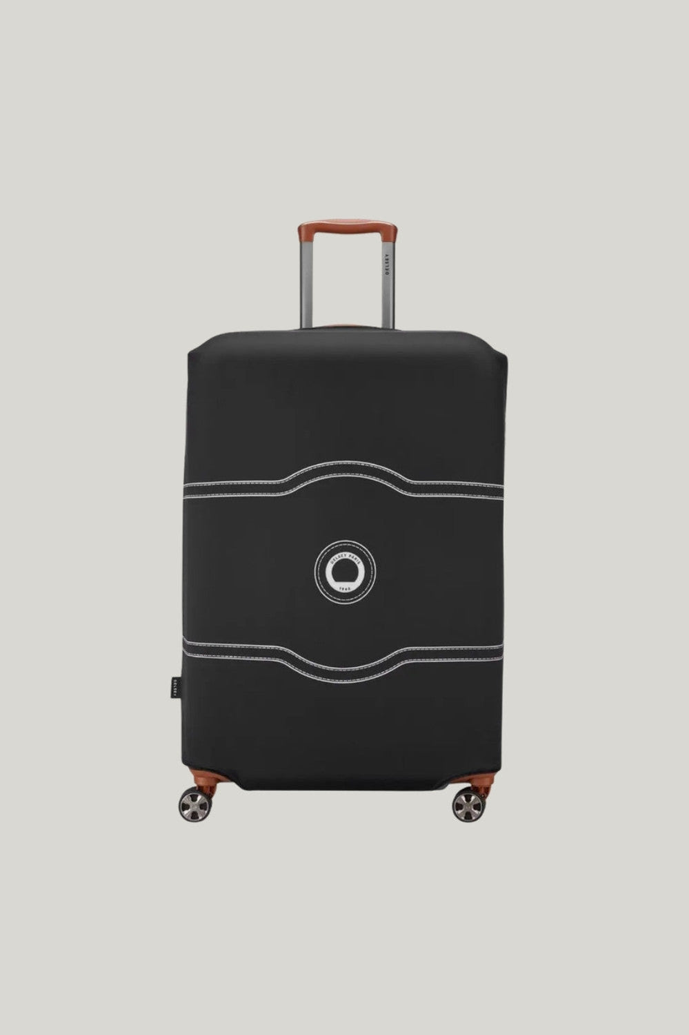 Chatelet Print Luggage Cover - Fits Medium Suitcases - Black - image 1