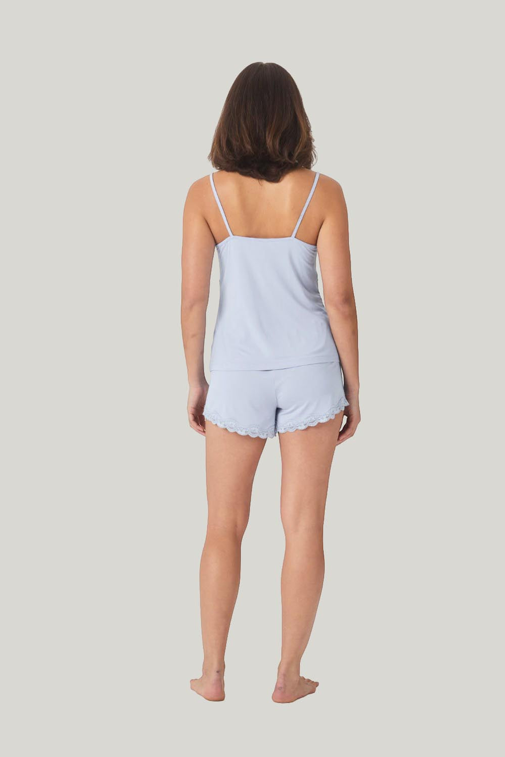 Mabel Bamboo Cami And Short Set - Blue - image 3