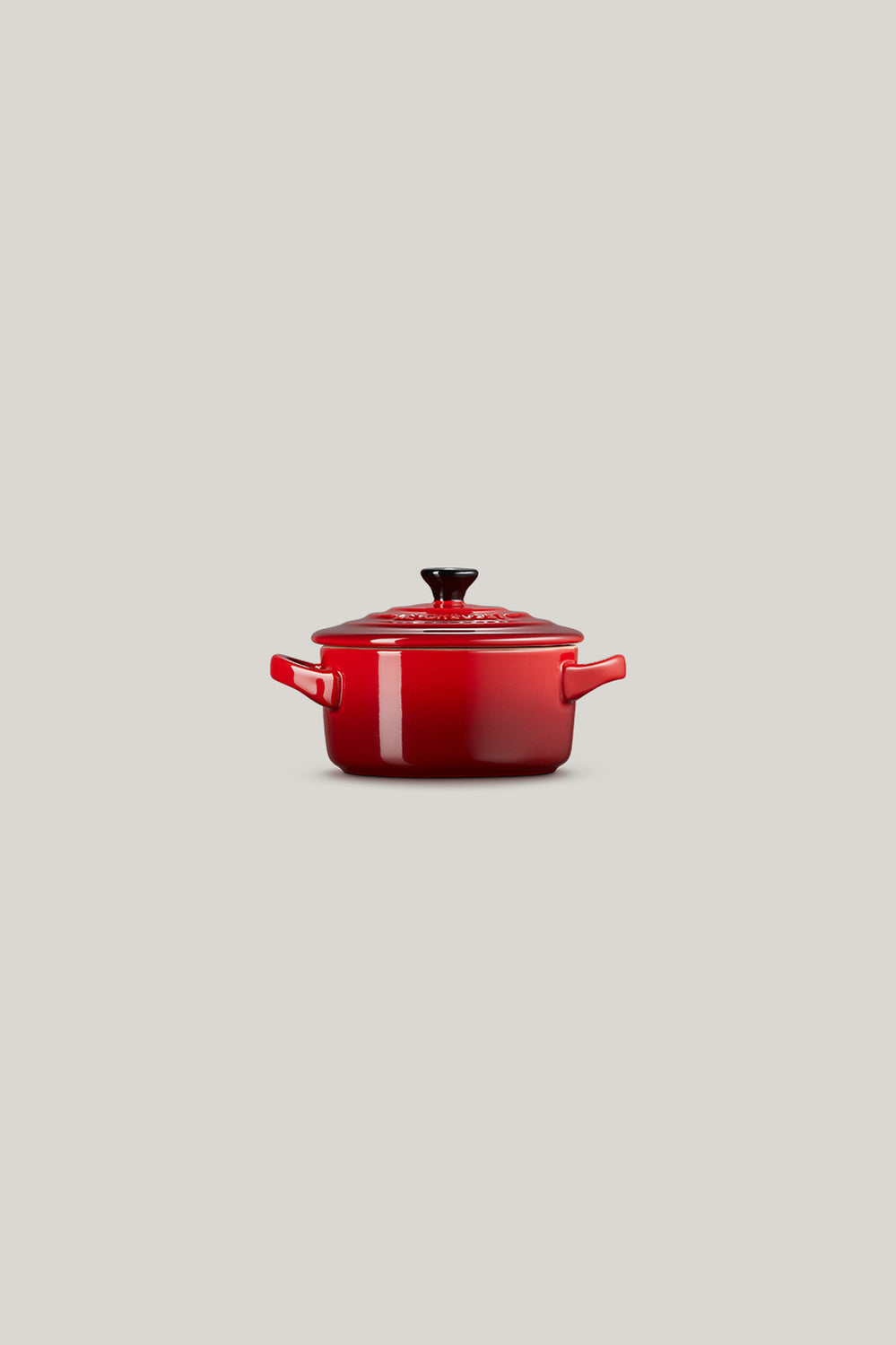Stoneware Mini Cocotte 10cm - Cerise - image 2