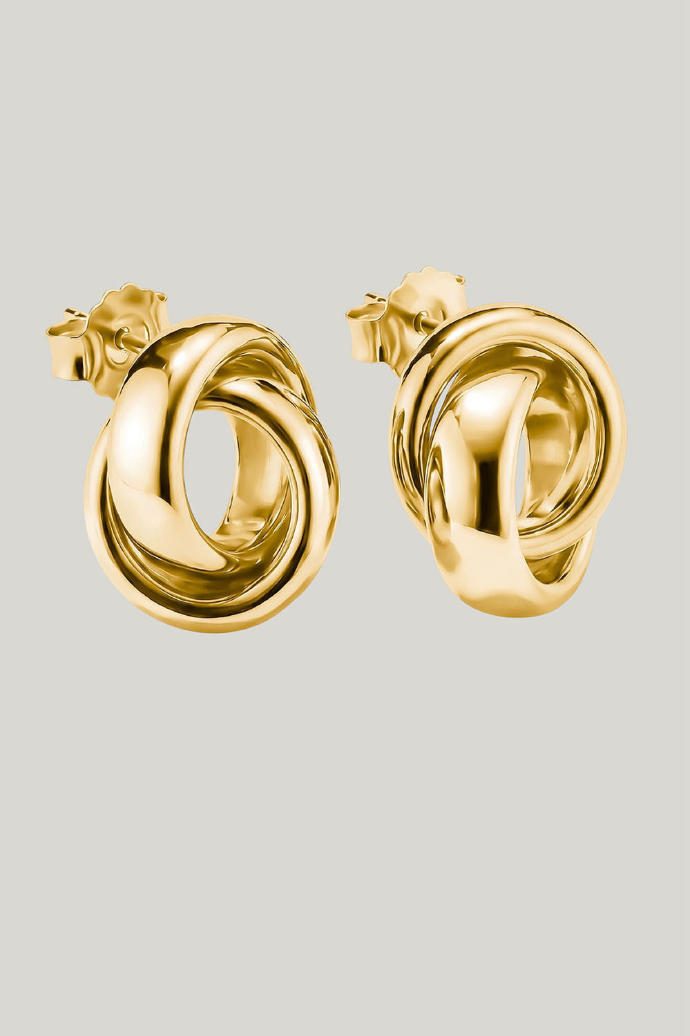 Earrings In Knot Shape In Gold - Gold - image 1