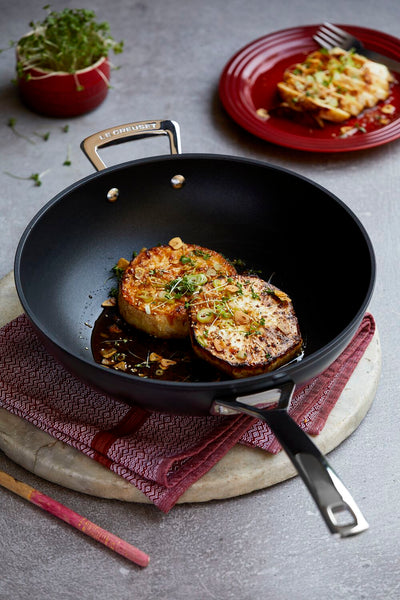 Toughened Non Stick Stir Fry Pan 30cm - NO COLOUR - image 2