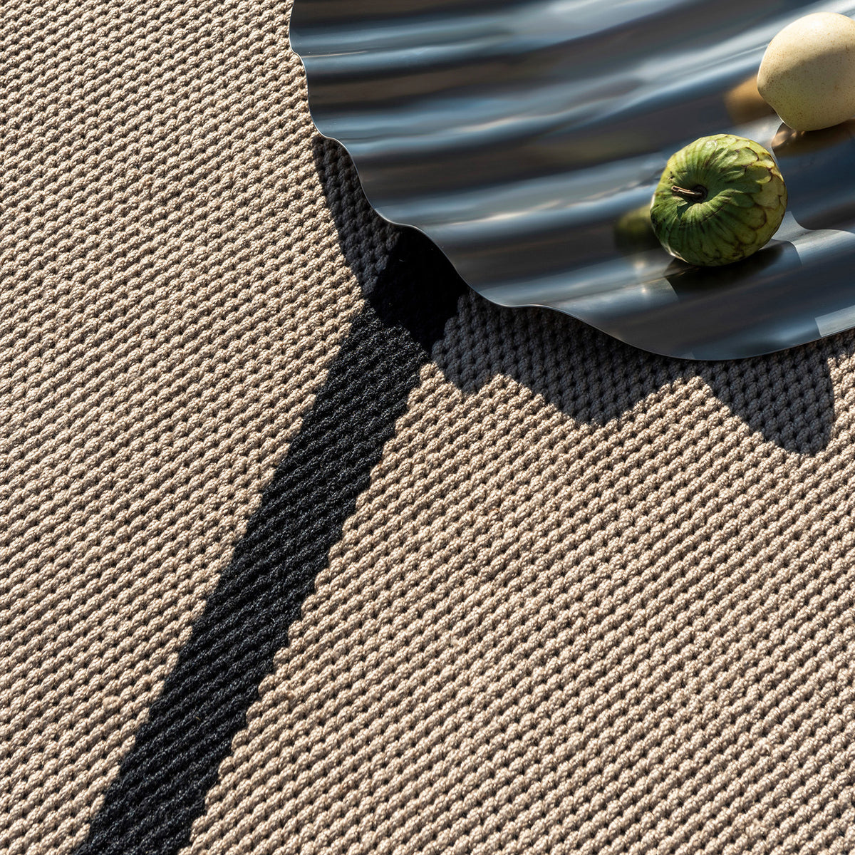 Deck Charcoal Black Outdoor Rug 350x250cm - Stone - image 3