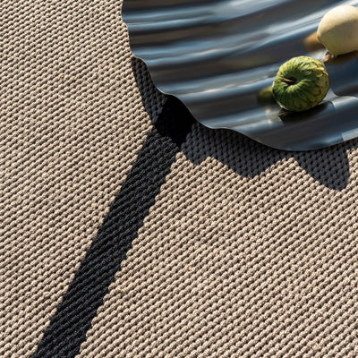 Deck Charcoal Black Outdoor Rug 200x140cm - Stone - image 3