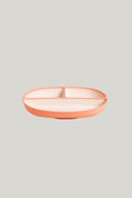Fun Firsts Silicone Suction Divider Plate - Peach - image 1