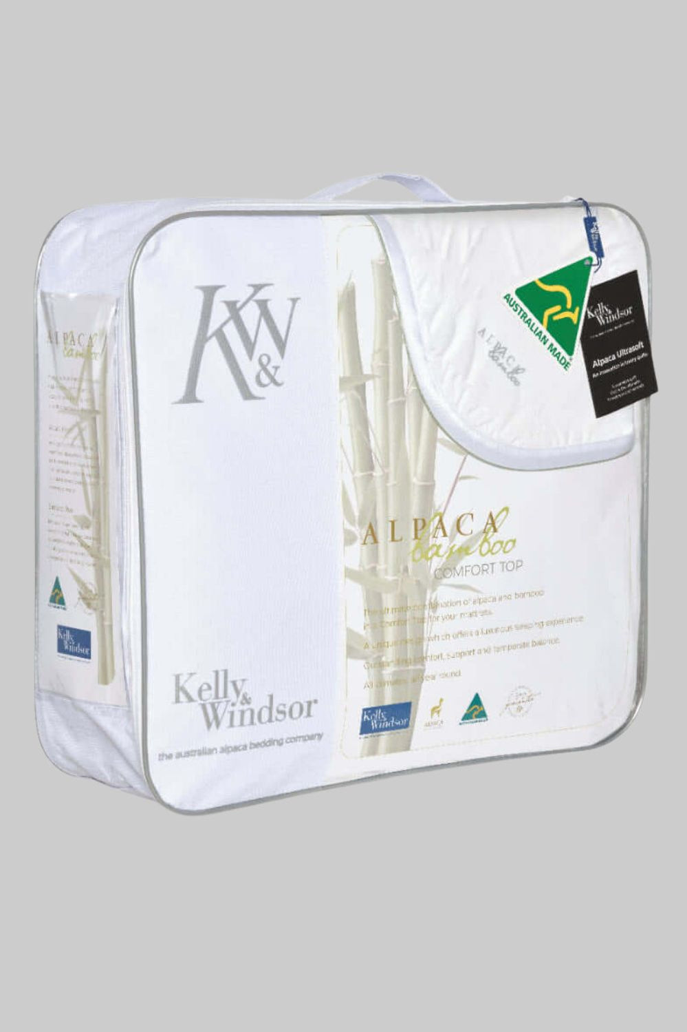 Alpaca & Bamboo Comfort Topper - White - image 1