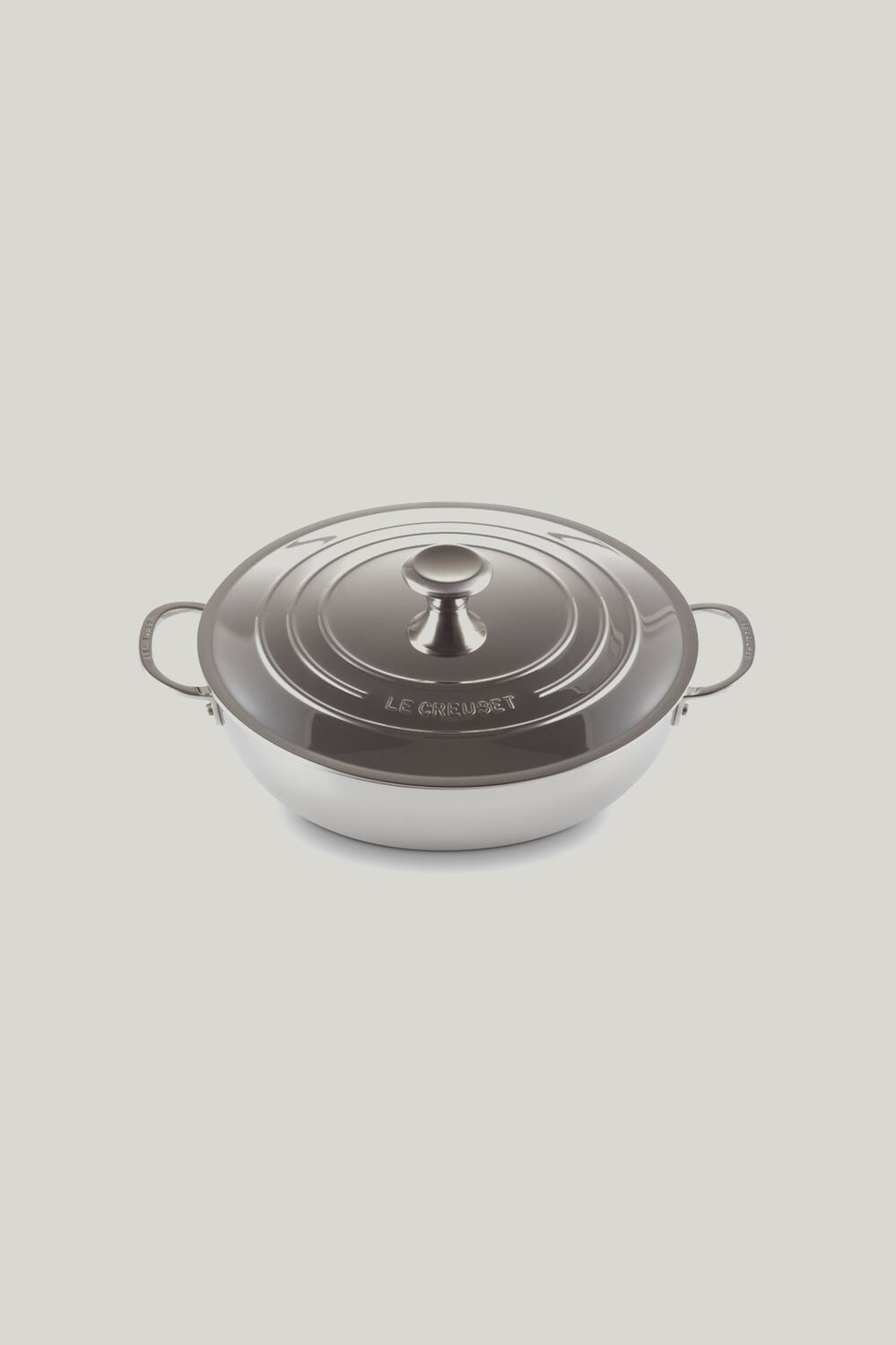 Signature Stainless Steel 3ply Shallow Casserole 30cm - Stainless Steel - image 1