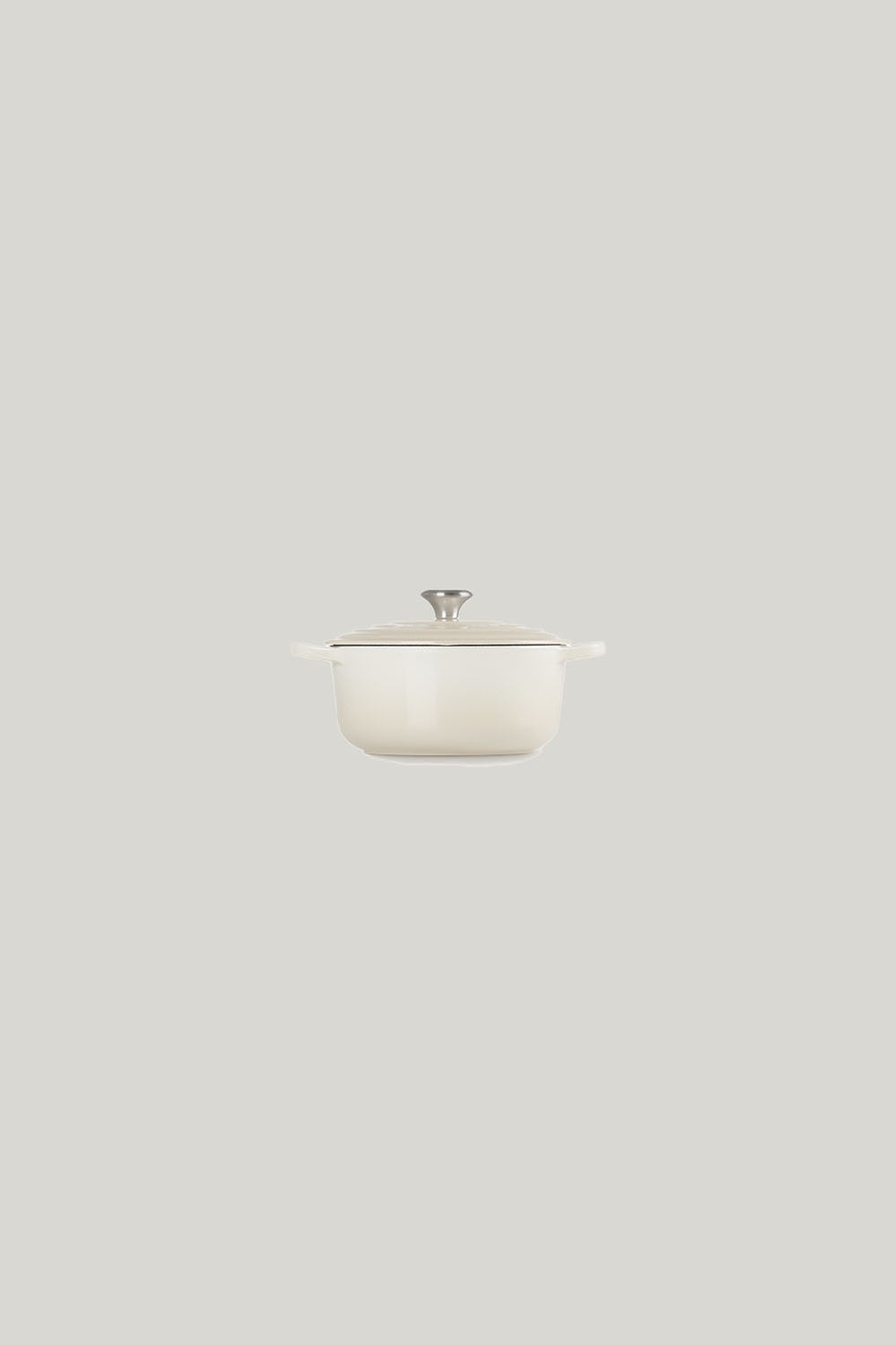 Signature Cast Iron Round Casserole 20cm - Meringue - image 2