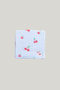Light And Breathable Muslin Swaddle Wrap - Cherry Chic - Blue - image 1