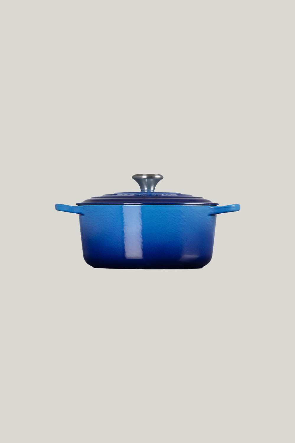 Signature Cast Iron Round Casserole 24cm - Azure Blue - image 2