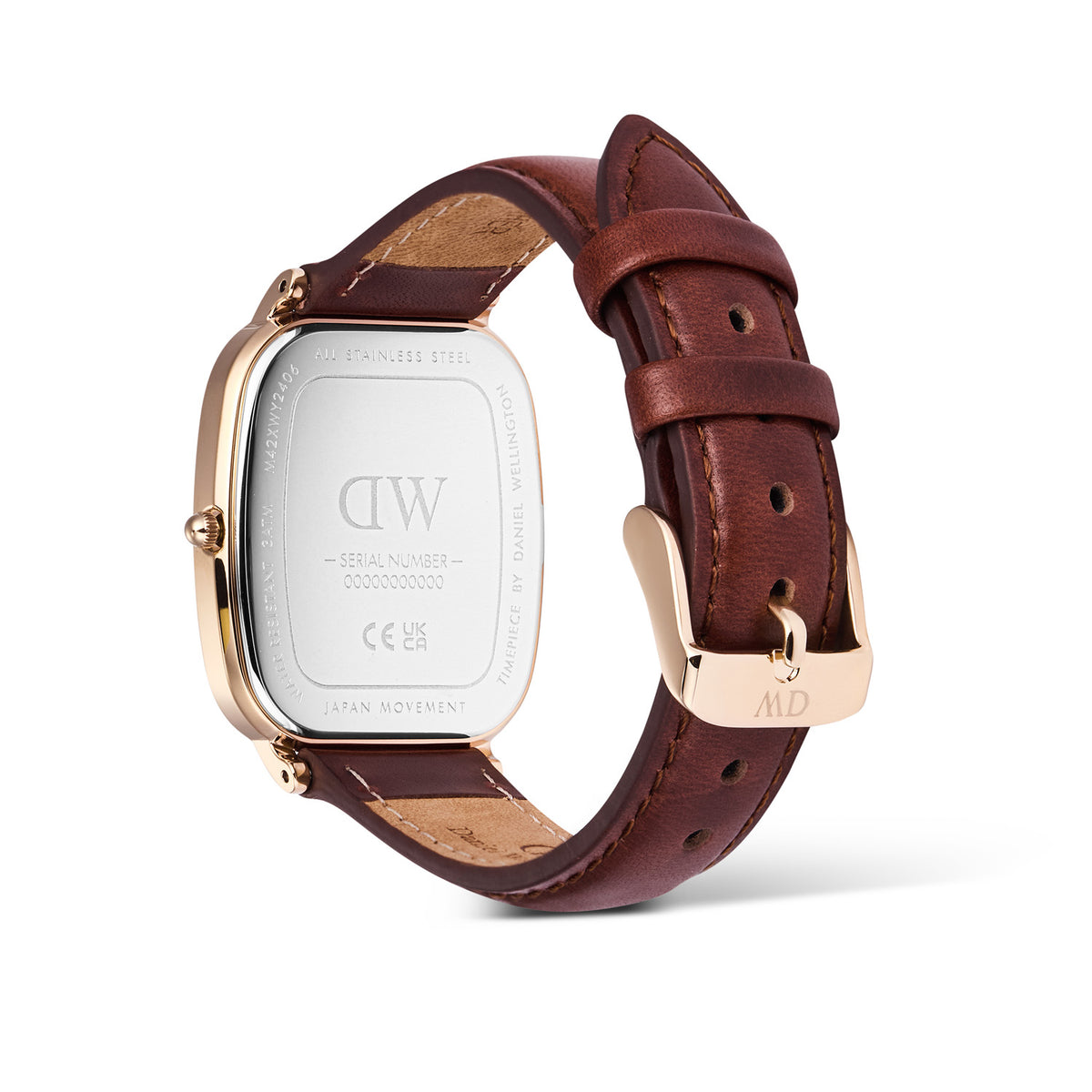 Marlon St Mawes Linen Rose Gold Watch - Rose Gold - image 4