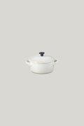 Stoneware Mini Cocotte 10cm - Meringue - image 1