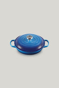 Signature Cast Iron Shallow Casserole 26cm - Azure Blue - image 1