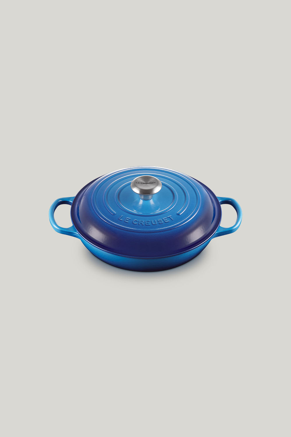 Signature Cast Iron Shallow Casserole 26cm - Azure Blue - image 1