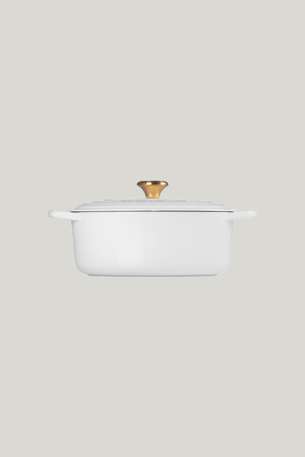 Signature Cast Iron Oval Casserole 29cm - White - image 2