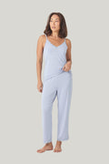 Britt Bamboo Lace Cami Long Pj - Blue - image 1
