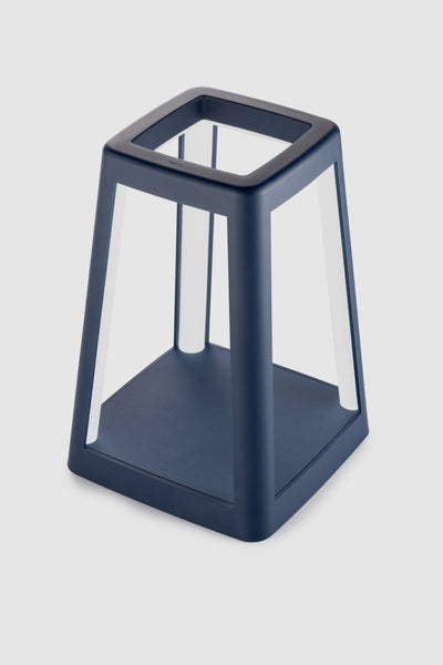 Lantern Portable Lamp With Built-in Wireless Charger - Blue - Blue - image 1
