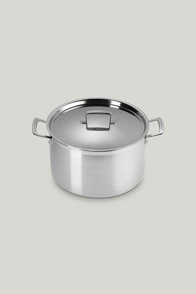3ply Stainless Steel Deep Round Casserole 28cm - Stainless Steel - image 1