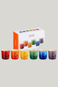 Stoneware Rainbow Set Of 6 Mugs 200ml - Rainbow - image 1