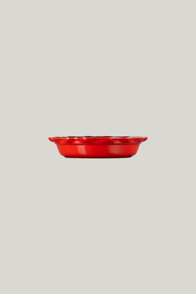 Stoneware Heritage Round Flute Pie Dish 23cm - Cerise - image 2