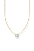 Essential Solitaire Necklace In Gold - Gold - image 1