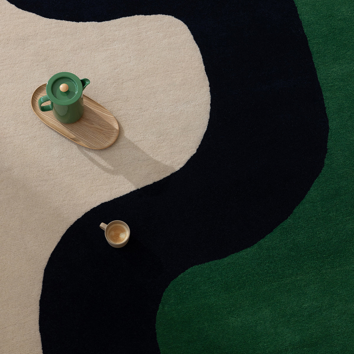 Seireeni Green Rug 240x170cm - Beige - image 3