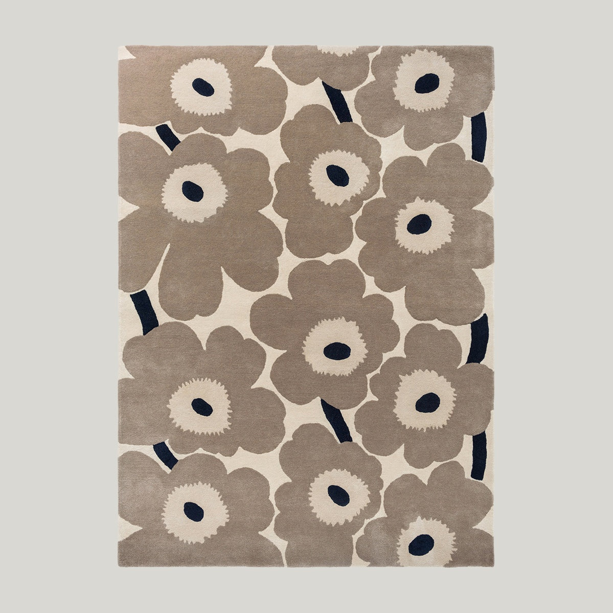 Unikko Greige Rug 350x250cm - Beige - image 1
