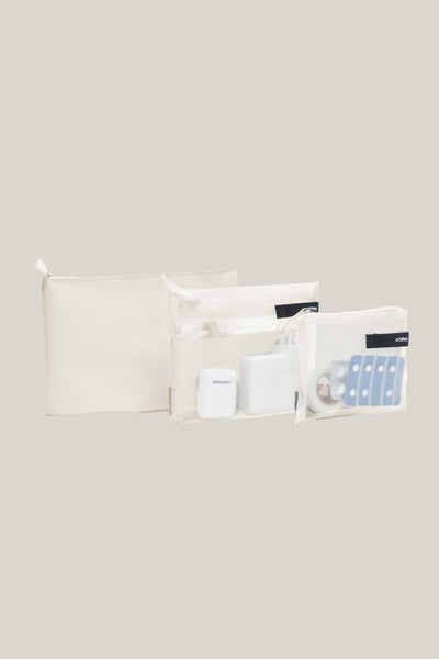 Essentials Pouch Trio - Stone - image 1