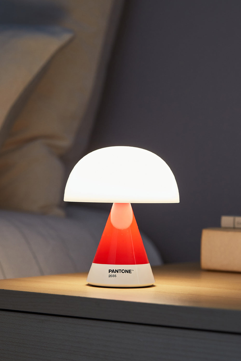 Mina M Medium Portable Led Lamp Pantone -2035 Red - Red - image 4