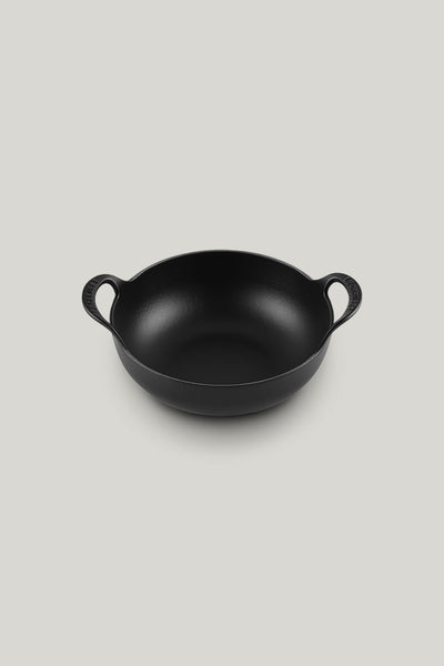 Cast Iron Balti Dish 24cm - Matte Black - image 1