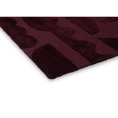 Twinset Mural Burgundy Rug 200x140cm - Burgundy - image 3