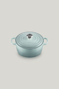 Signature Cast Iron Round Casserole 24cm - Sea Salt - image 1