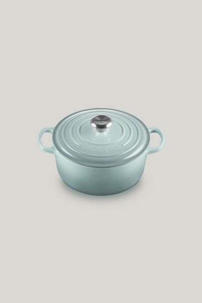 Signature Cast Iron Round Casserole 20cm - Sea Salt - image 1