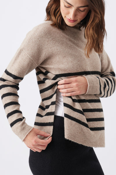 Gerrie Nursing Knit - Brown - image 2