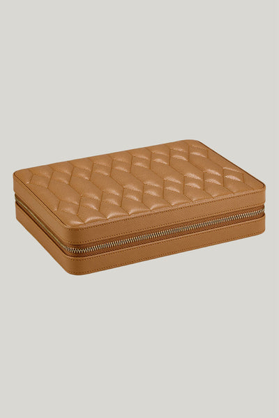 Lauren Large Zip Case Caramel - Caramel - image 4