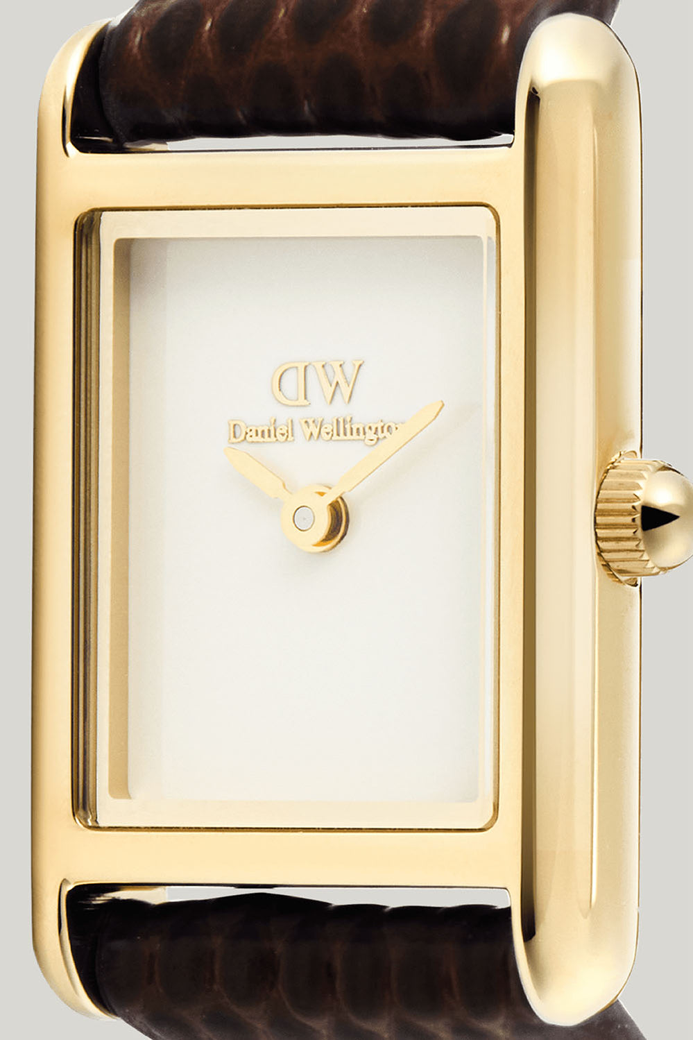 Bound Mini Brown Leather & Gold Watch - Gold - image 3
