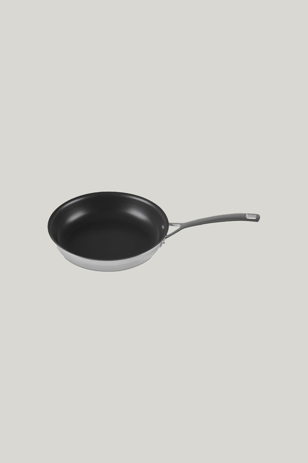 3ply Stainless Steel Non Stick Frying Pan 24cm - Stainless Steel - image 1