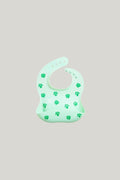 Catch-it Silicone Bib - Green - image 1